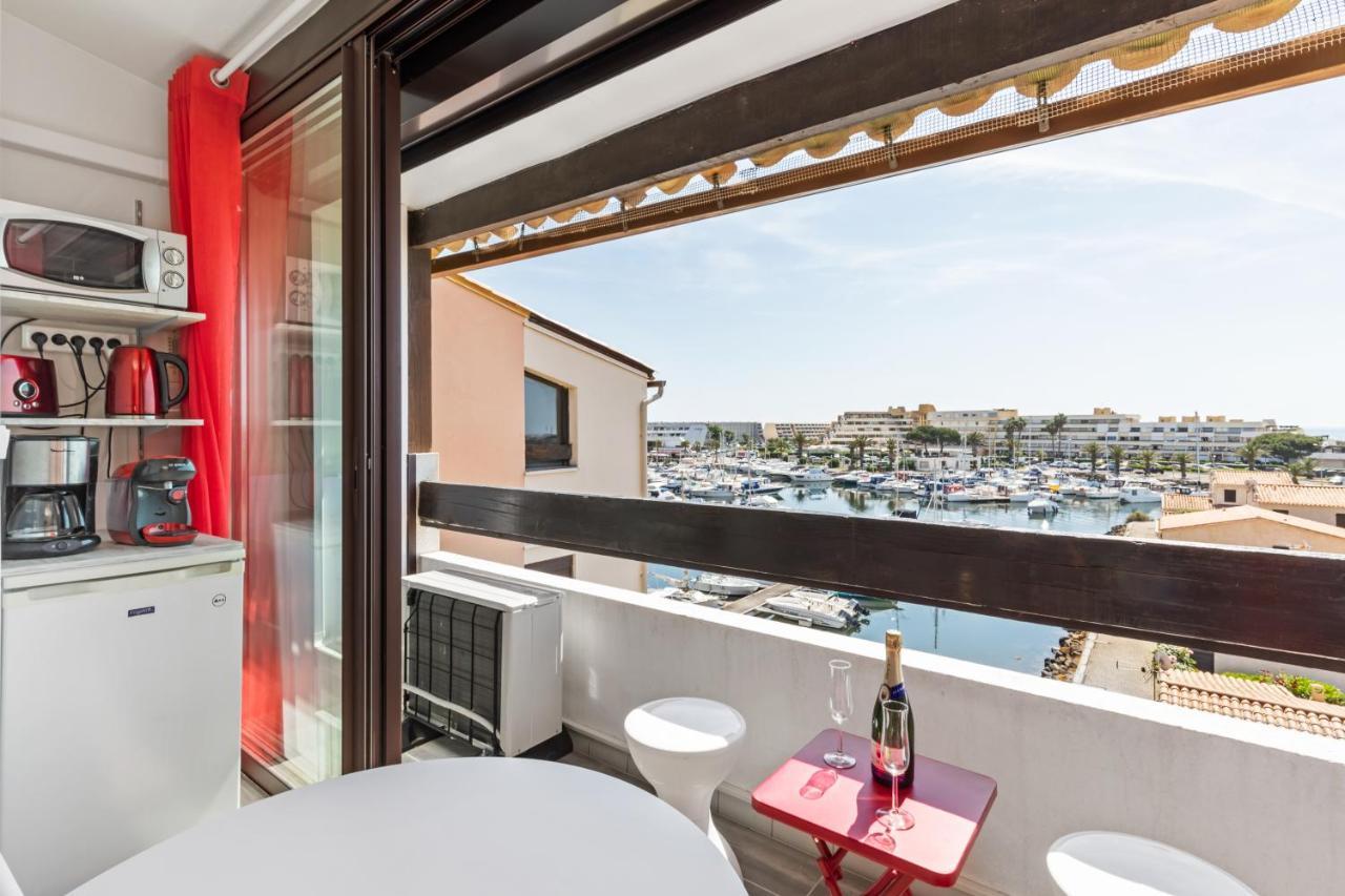 Studio Vue Mer Panoramique, Piscine Port Venus Village Naturiste Agde Kültér fotó